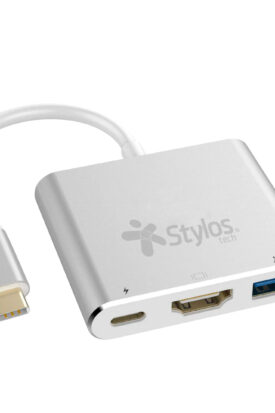Hub 3 en 1 USB C a HDMI + USB 3.0 + USB tipo C